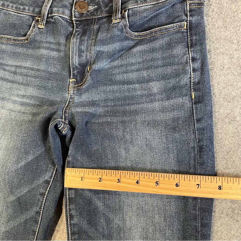 American Eagle 360 Next Level Stretch Jeggings Women’s Size 6 Medium Wash - Picture 9 of 15